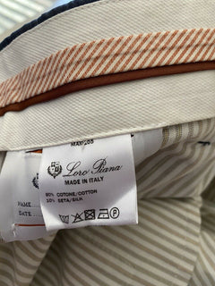СЗТ $650 Loro Piana Мужские классические брюки синие 35 США (50 ЕС) Италия