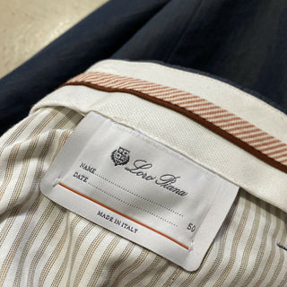 СЗТ $650 Loro Piana Мужские классические брюки синие 35 США (50 ЕС) Италия