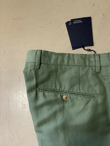 NWT Incotex Mens Dress Pants Green 32 US ( 48 Eu )