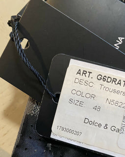 NWT 795 $ Dolce&amp;Gabbana Herrenhose LT Brown 32 US (48 Eu) Italien