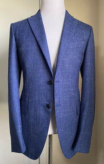 Neu mit Etikett: 1350 $ Eidos Herren-Jackenblazer Hellblau 42 US (52 Eu) Italien