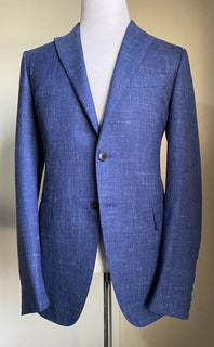 Neu mit Etikett: 1350 $ Eidos Herren-Jackenblazer Hellblau 42 US (52 Eu) Italien