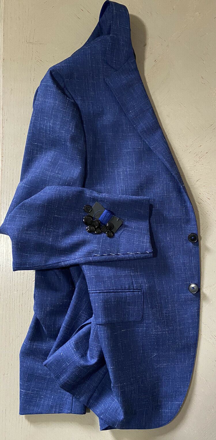 NWT $1350 Eidos Men’s Jacket Blazer Bright Blue 42 US ( 52 Eu ) Italy