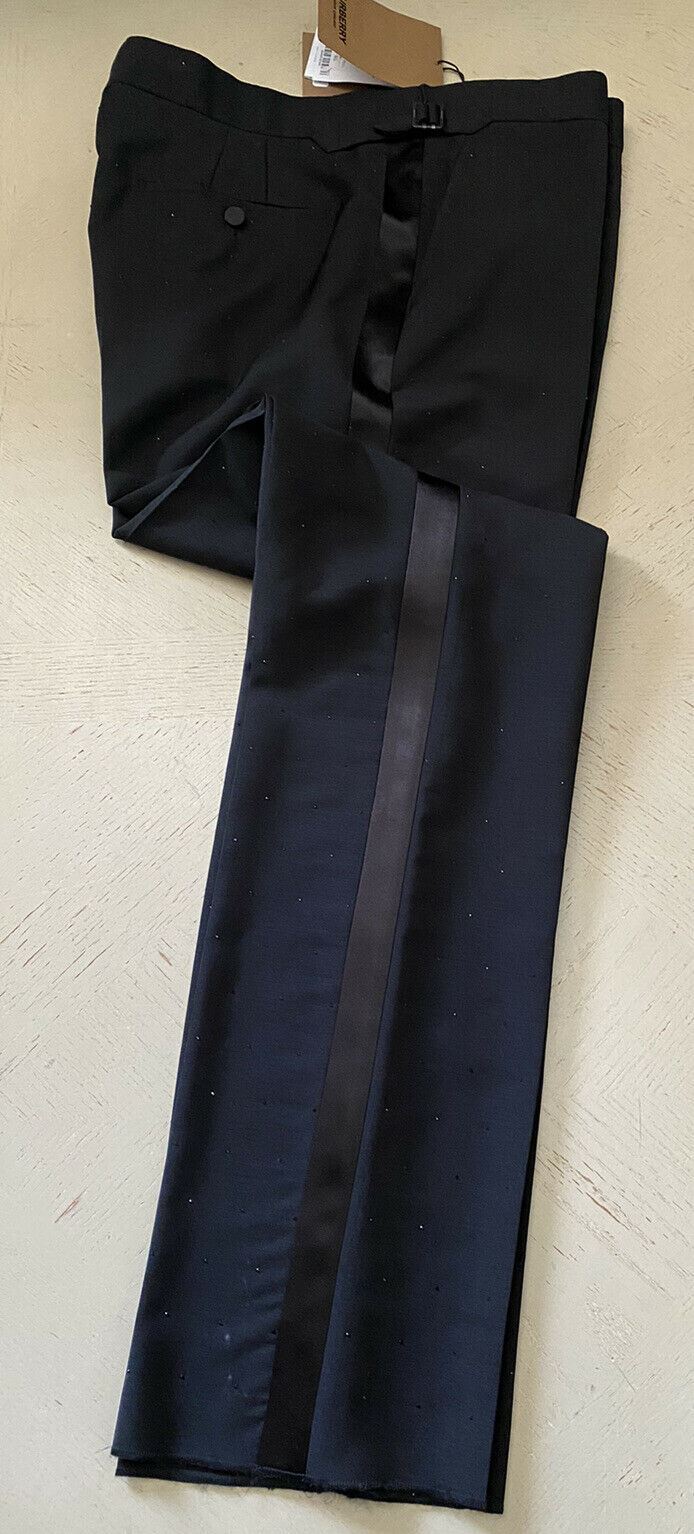 СЗТ $1395 Burberry Мужские классические брюки с кристаллами, черные 56 евро