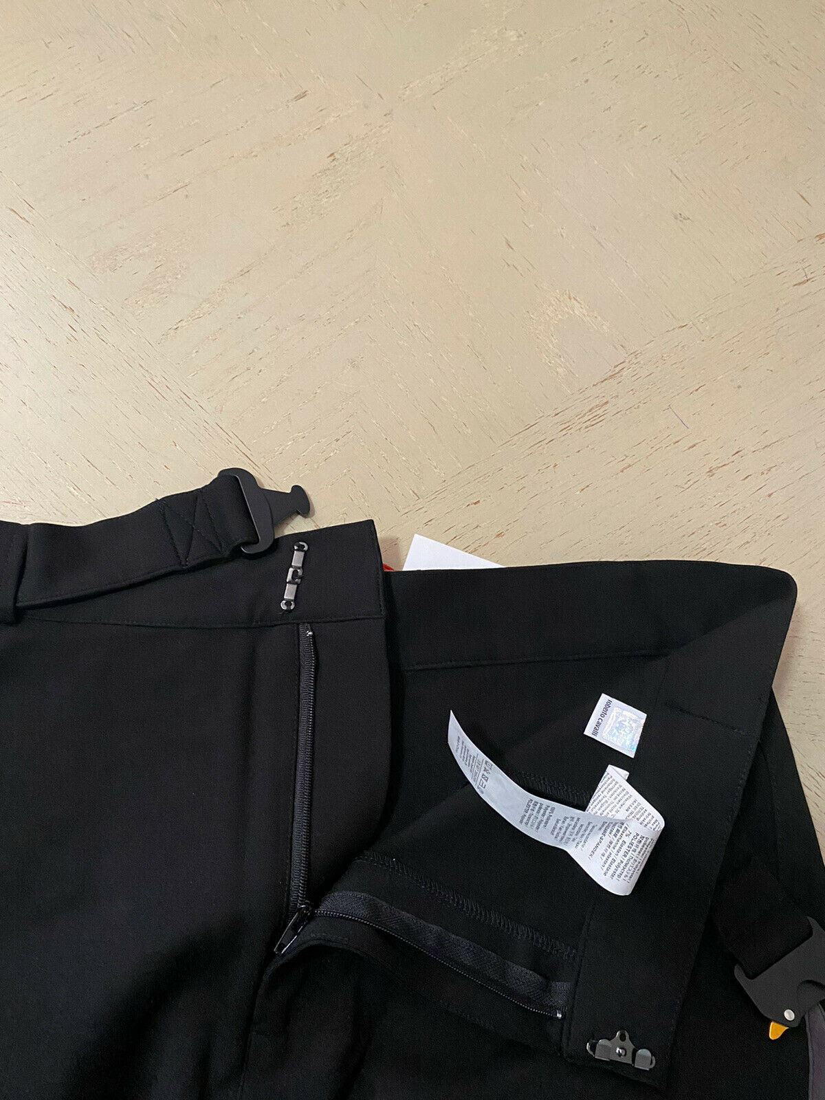 NWT $415 Мужские шорты для плавания Roberto Cavalli, черные, размер S