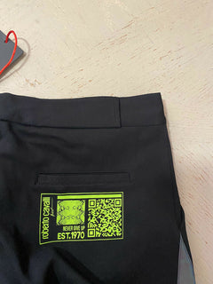 Neu mit Etikett: 415 $ Roberto Cavalli Badeshorts für Herren, Schwarz, Größe S