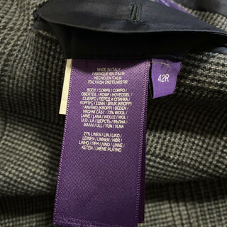 NWT $2995 Ralph Lauren Purple Label Wool/Linen  Men Blazer Jacket LT Blue 42R US