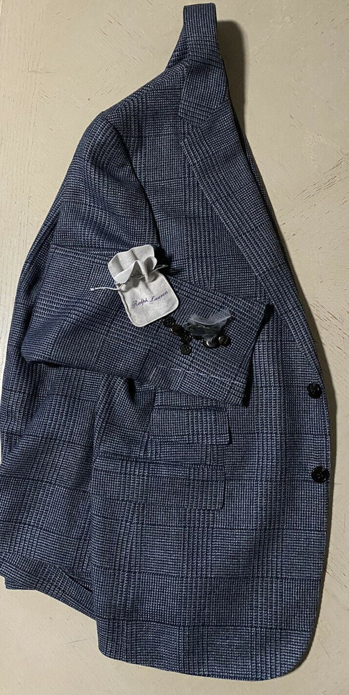 NWT $2995 Ralph Lauren Purple Label Wool/Linen  Men Blazer Jacket LT Blue 42R US