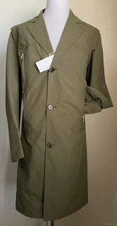 Neu $1930 Maison Margiela Herren Trenchcoat Mantel Grün 44R US (54R Eu) Italien