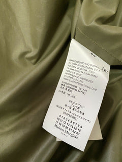 Neu $1930 Maison Margiela Herren Trenchcoat Mantel Grün 44R US (54R Eu) Italien