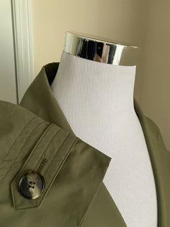 Neu $1930 Maison Margiela Herren Trenchcoat Mantel Grün 44R US (54R Eu) Italien