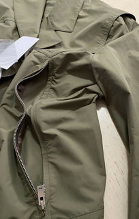 Neu $1930 Maison Margiela Herren Trenchcoat Mantel Grün 44R US (54R Eu) Italien