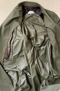 Neu $1930 Maison Margiela Herren Trenchcoat Mantel Grün 44R US (54R Eu) Italien