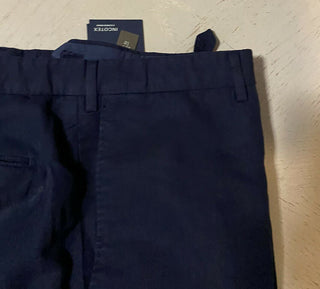 Neu mit Etikett S325 Incotex Herren-Hose aus Leinen/Baumwolle, Marineblau, 40 US (56 Eu)