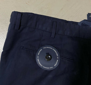 Neu mit Etikett S325 Incotex Herren-Hose aus Leinen/Baumwolle, Marineblau, 40 US (56 Eu)
