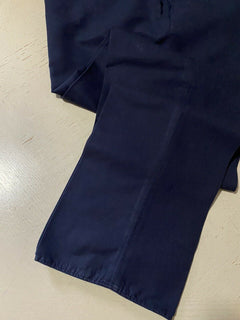 Neu mit Etikett S325 Incotex Herren-Hose aus Leinen/Baumwolle, Marineblau, 40 US (56 Eu)