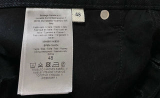 Neu mit Etikett: 590 $ Bottega Veneta Herren-Jeanshose Black Denim 32 US/48 Eu Italien