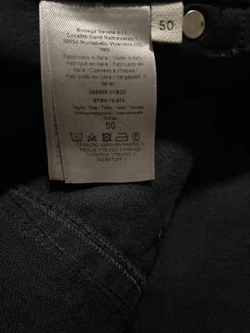 NWT $590 Bottega Veneta Men’s Jeans Pants Black Denim 34 US/50 Eu Italy