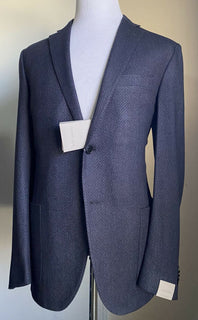 СЗТ $2195 Corneliani Пиджак из кашемира/шелка синий 44R США (54R ЕС) Италия