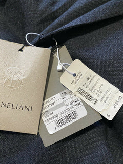 СЗТ $2195 Corneliani Пиджак из кашемира/шелка синий 44R США (54R ЕС) Италия