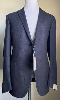 СЗТ $2195 Corneliani Пиджак из кашемира/шелка синий 44R США (54R ЕС) Италия