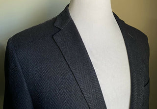 СЗТ $2195 Corneliani Пиджак из кашемира/шелка синий 44R США (54R ЕС) Италия