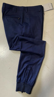 Neu $450 Corneliani Jegging-Hose für Herren, Blau, 32 US (48 Eu)
