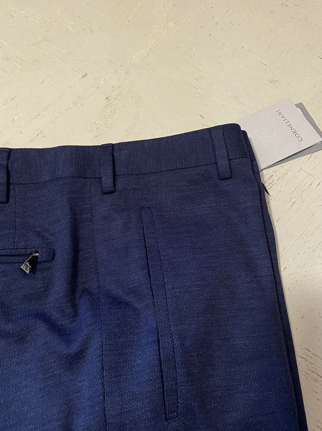 New $450 Corneliani Men’s Jegging  Pants Blue 32 US ( 48 Eu )