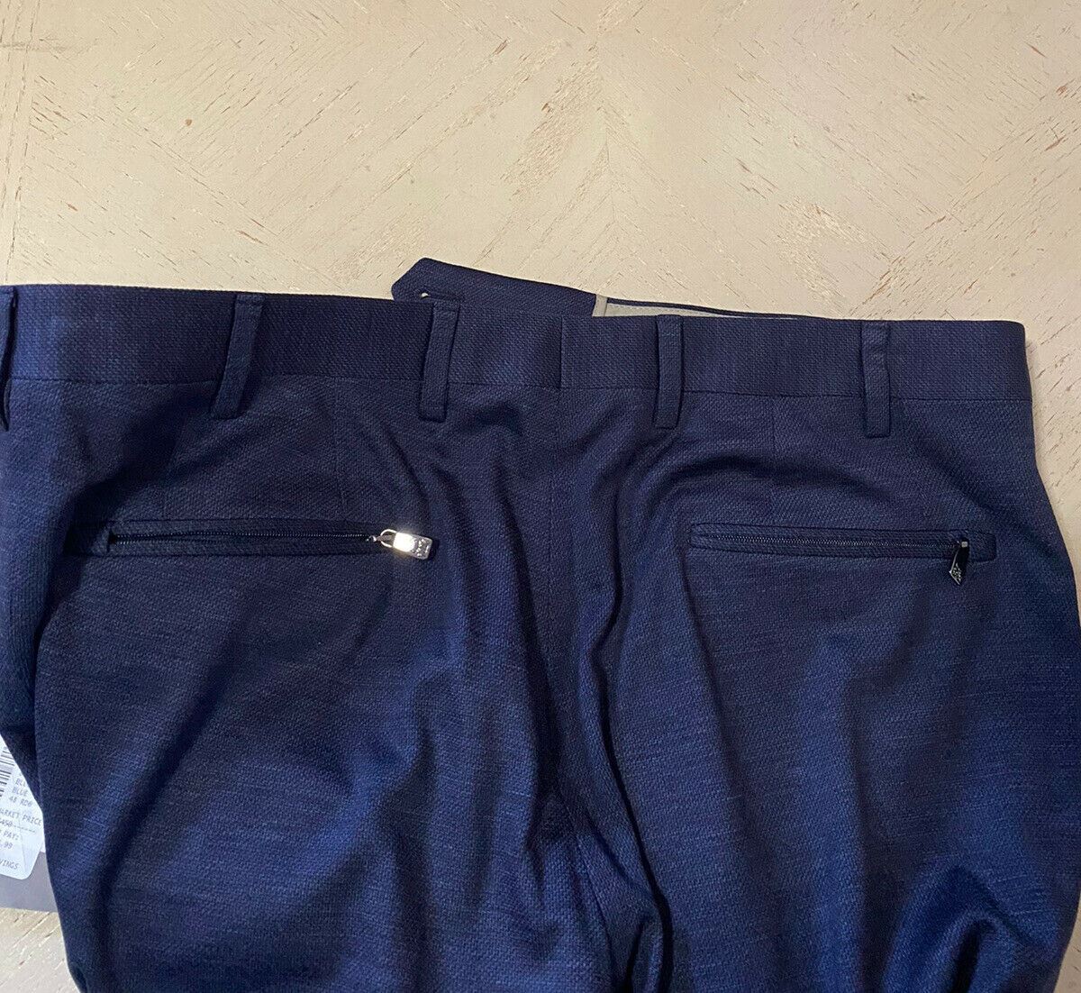 New $450 Corneliani Men’s Jegging  Pants Blue 32 US ( 48 Eu )