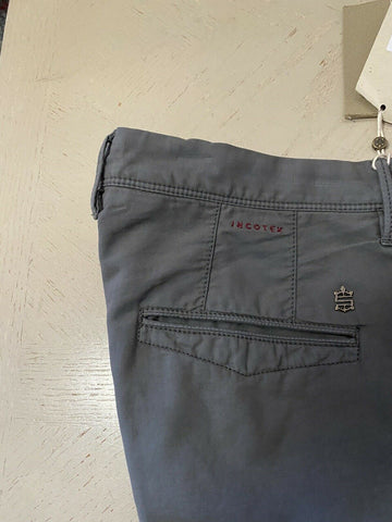 NWT $395 Incotex Mens Slim Fit Pants  Gray 40 US ( 56 Eu )