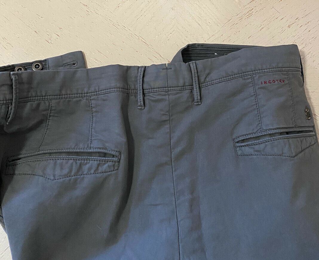 NWT $395 Incotex Mens Slim Fit Pants  Gray 40 US ( 56 Eu )