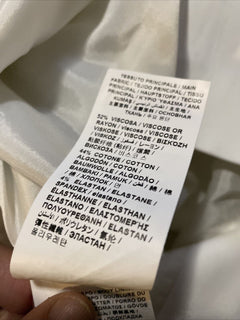 Neues Piazza Sempione-Kleid im Wert von 1095 US-Dollar, weiß, 14 US (48 It), Italien