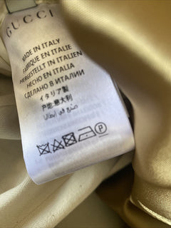 New $6200 Gucci Men Wool Oversized Coat Overcoat Cray/Multicolor 38 US Italy