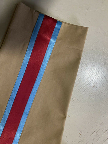 New $1100 Gucci Men Military Cotton Jegging  Pants Brown 32 US ( 48 Eu ) Italy