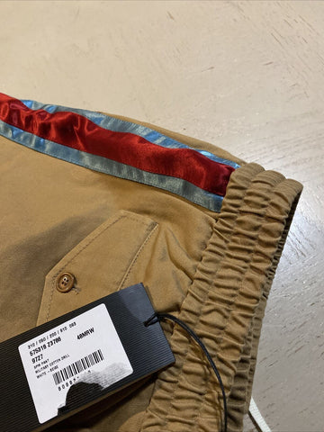 New $1100 Gucci Men Military Cotton Jegging  Pants Brown 32 US ( 48 Eu ) Italy