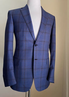 Neu mit Etikett: 4900 $ Brioni Herren-Sportmantel aus Wolle, Blazer, Jacke, Blau, 38R US/48R Eu, Italien