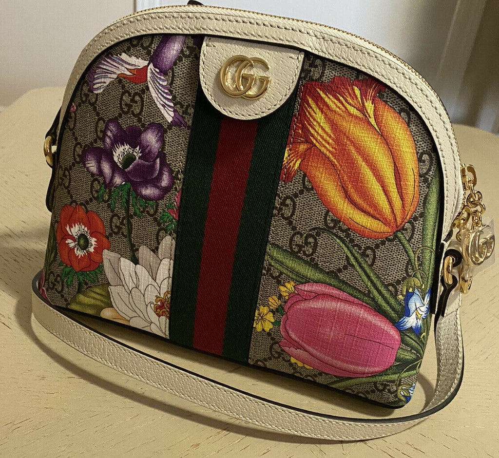 New Gucci Ophidia GG Flora Small Shoulder Bag Multicolor 499621
