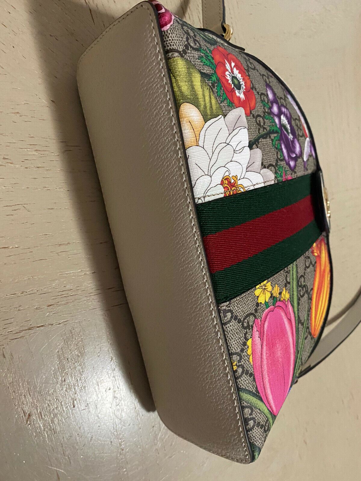 New Gucci Ophidia GG Flora Small Shoulder Bag Multicolor 499621