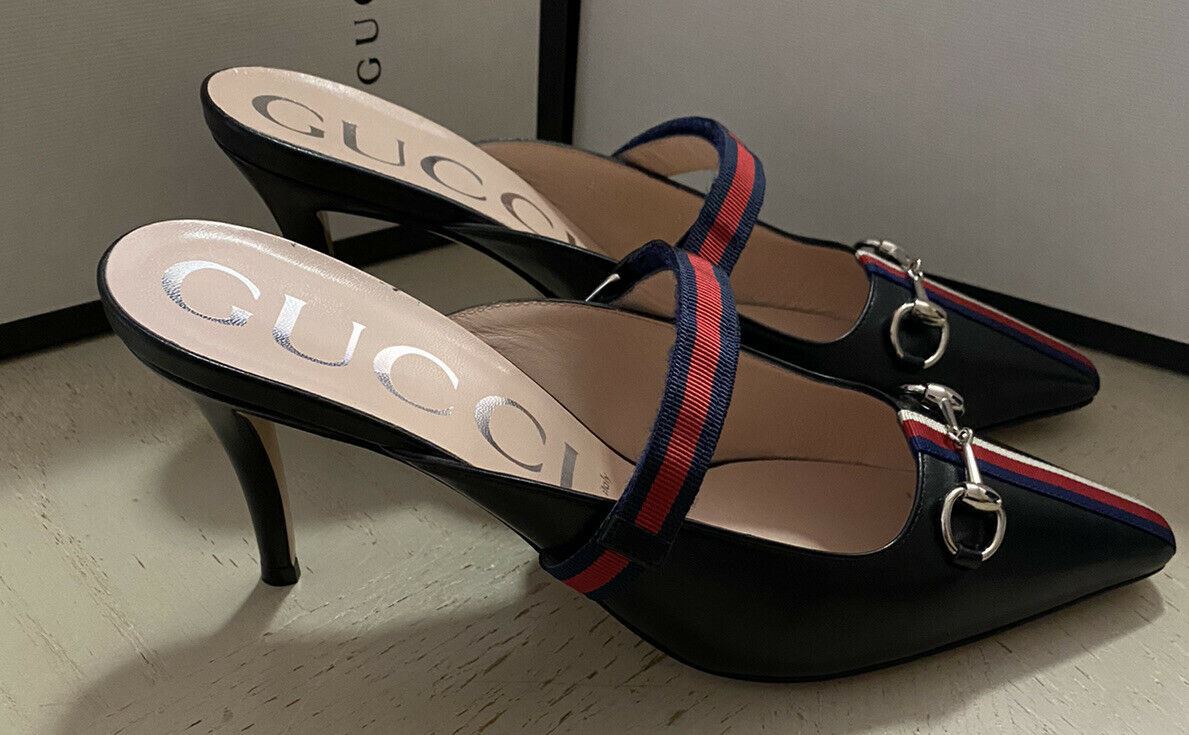 Женские сандалии NIB Gucci, черные 9,5 США (39,5 ЕС) 549617 Италия