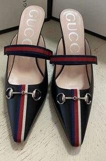 NIB Gucci Damen Sandalenschuhe Schwarz 9,5 US (39,5 Eu) 549617 Italien