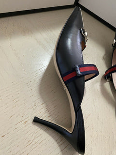 NIB Gucci Damen Sandalenschuhe Schwarz 9,5 US (39,5 Eu) 549617 Italien