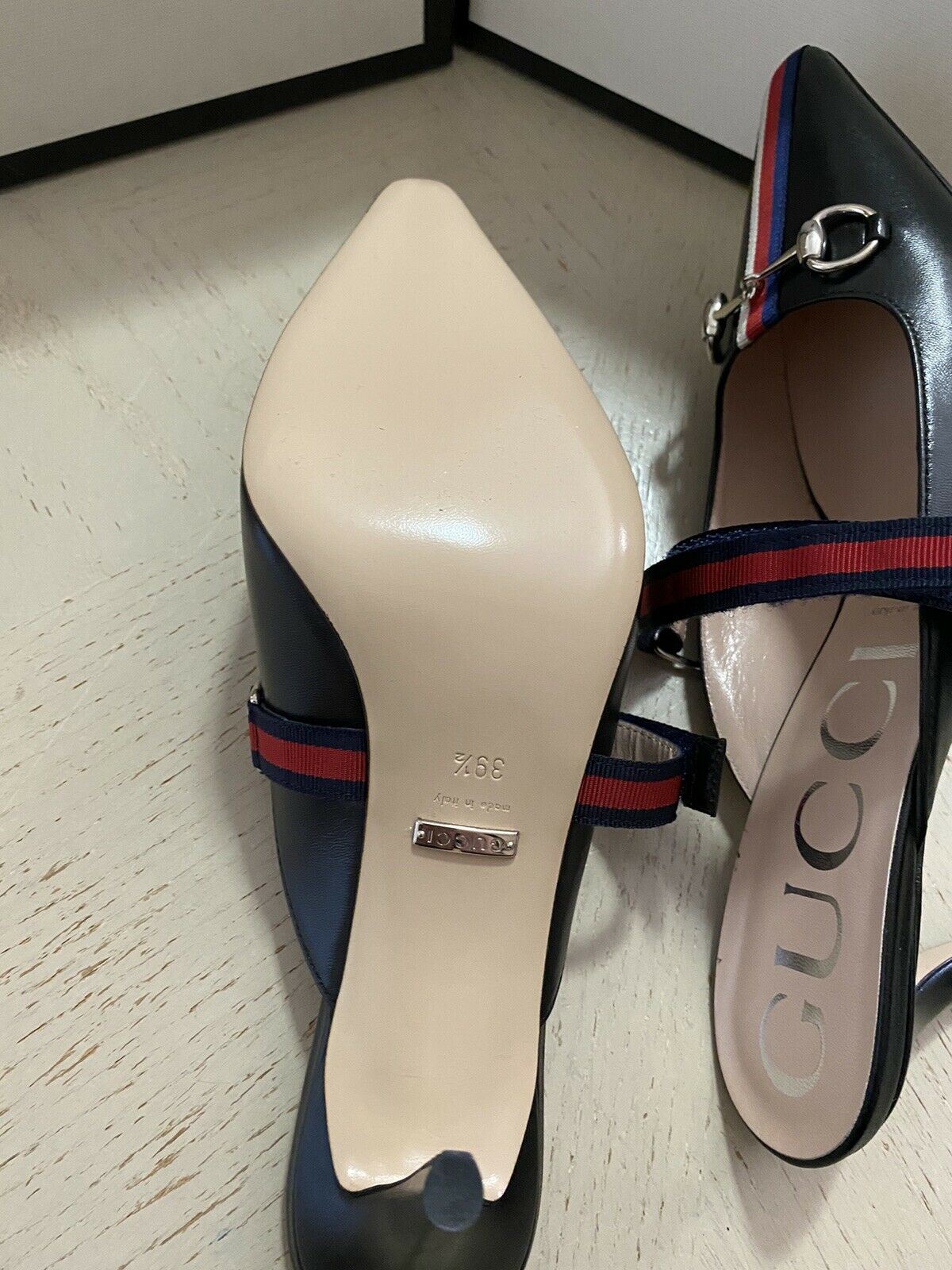 Женские сандалии NIB Gucci, черные 9,5 США (39,5 ЕС) 549617 Италия