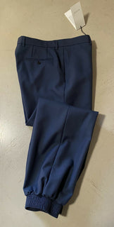 Neu mit Etikett: 1400 $ Gucci Military Drill Herrenhose Mitternachtsblau 36 US (52 Eu) Italien