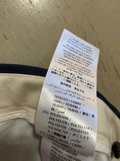 Neu mit Etikett: 1400 $ Gucci Military Drill Herrenhose Mitternachtsblau 36 US (52 Eu) Italien