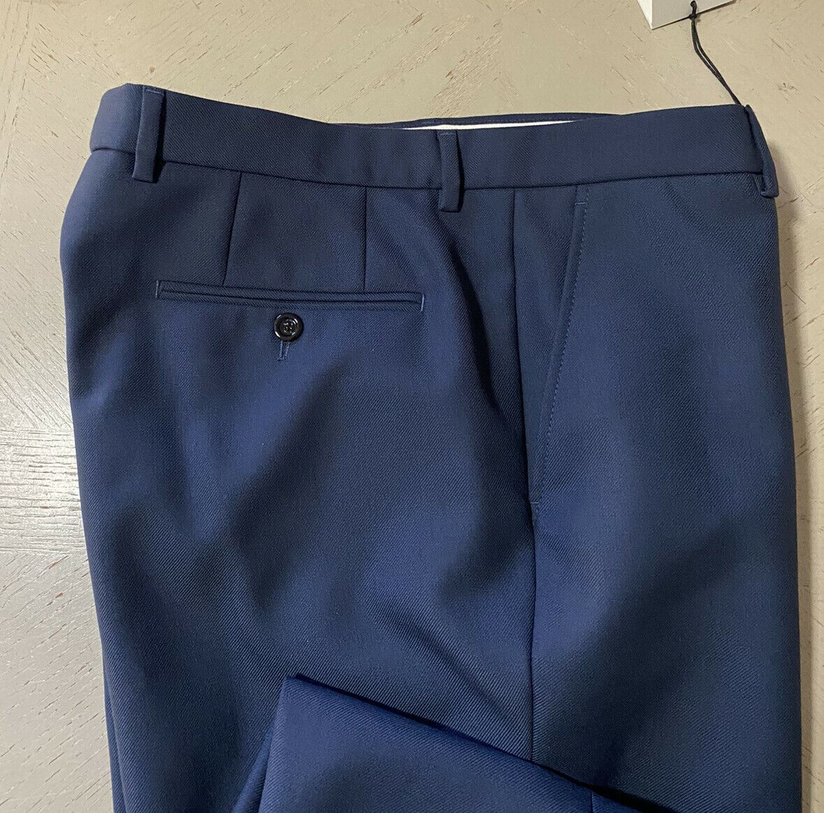 NWT $1400 Gucci Military Drill Men’s Pants Midnight Blue 36 US ( 52 Eu ) Italy