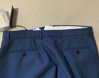 Neu mit Etikett: 1400 $ Gucci Military Drill Herrenhose Mitternachtsblau 36 US (52 Eu) Italien