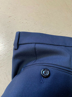Neu mit Etikett: 1400 $ Gucci Military Drill Herrenhose Mitternachtsblau 36 US (52 Eu) Italien