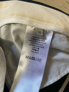 Neu mit Etikett: 1400 $ Gucci Military Drill Herrenhose Mitternachtsblau 36 US (52 Eu) Italien