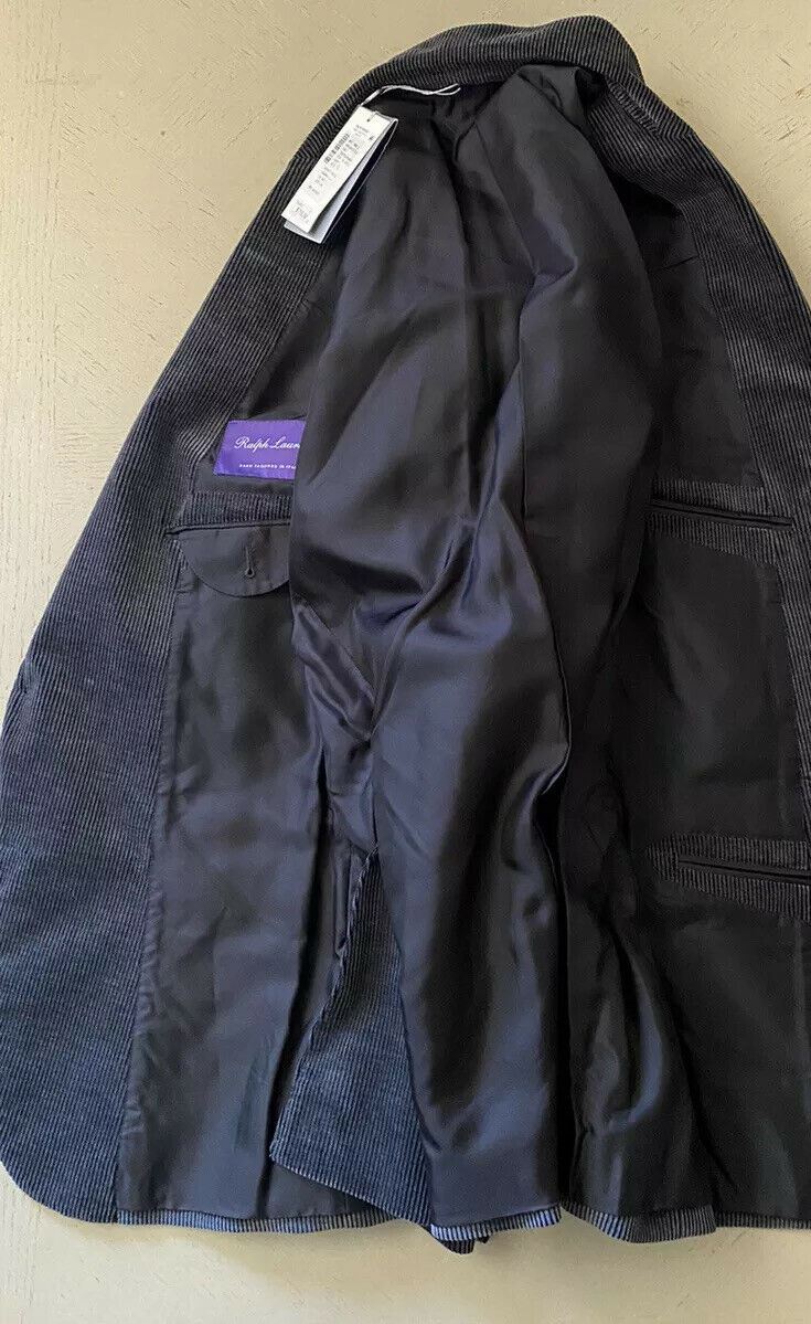 NWT Ralph Lauren Purple Label Men Velvet Corduroy Sport Coat Blazer Gray 40R