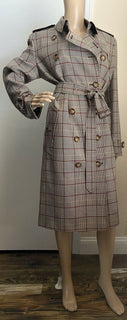 Neuer Burberry Damen-Trenchcoat aus Wolle mit Kensington-Prince-of-Wales-Karomuster im Wert von 2750 US-Dollar, 10 US